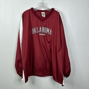 Red Oak Sportswear Men's Extra Large Oklahoma Sooners Pullover Windbreak Jacket